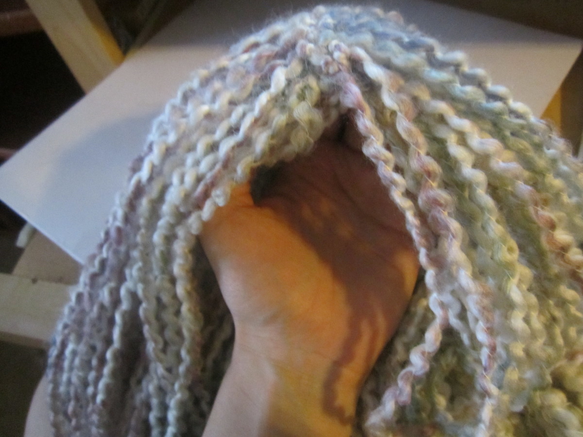 Even though the head isn't completely covered, thanks to the wig cap it looks full! Even though the head isn't completely covered, thanks to the wig cap it looks full!