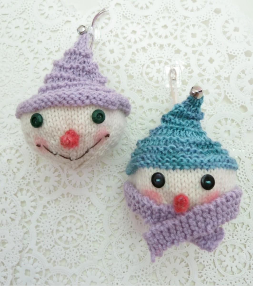 Cozy Snowmen Christmas Tree Ornaments