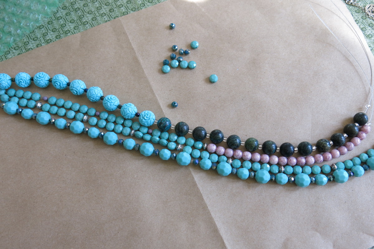 Keep adding beads until you reach your desired length.