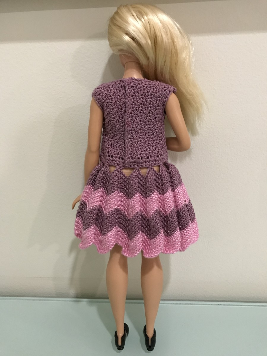 Curvy Barbie Chevron Dress