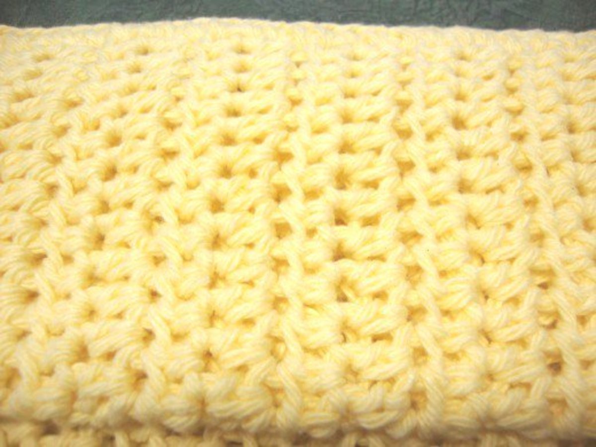 How to Make a Crocheted Dishcloth: Easy Pattern Using Half Double ...