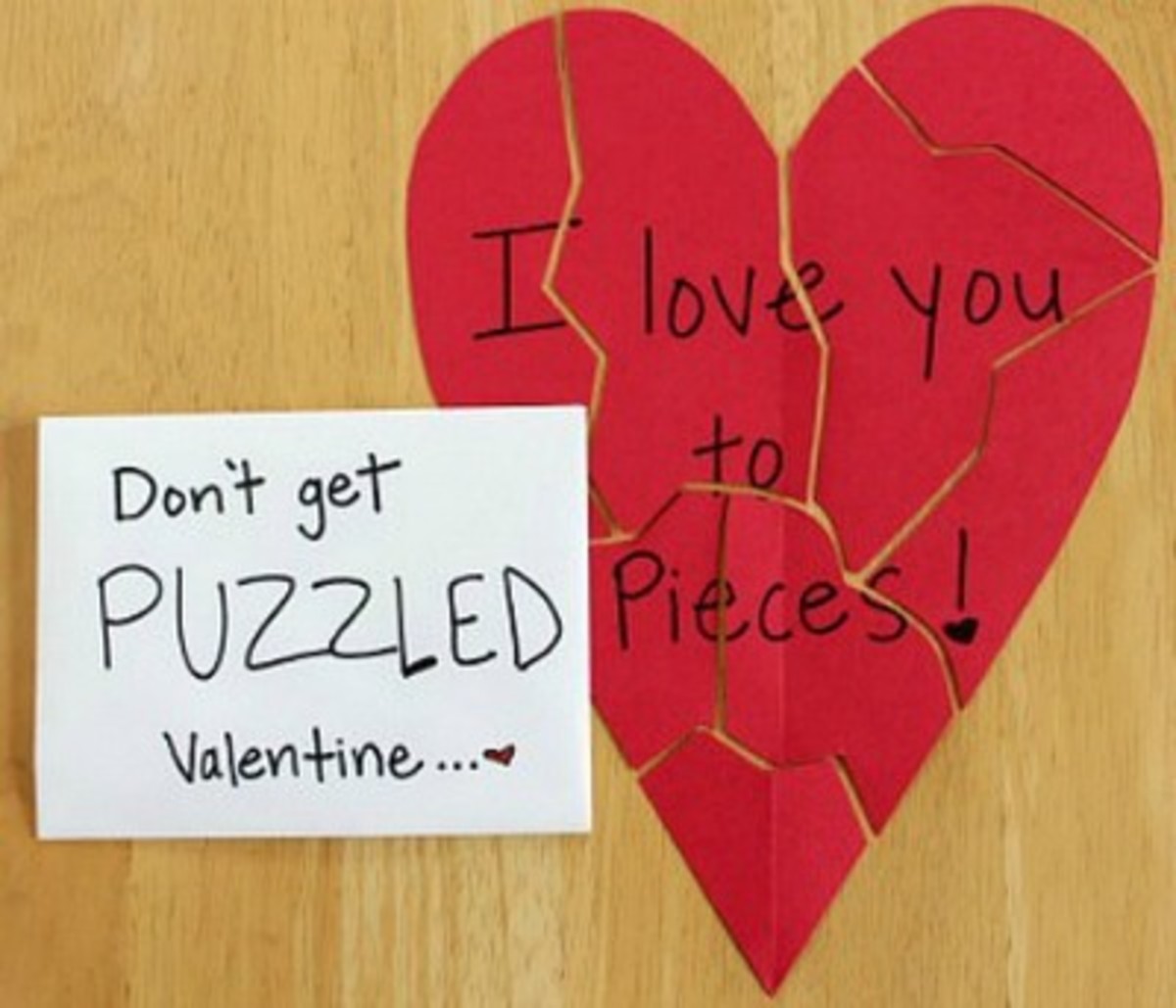 Puzzle-Piece Valentine