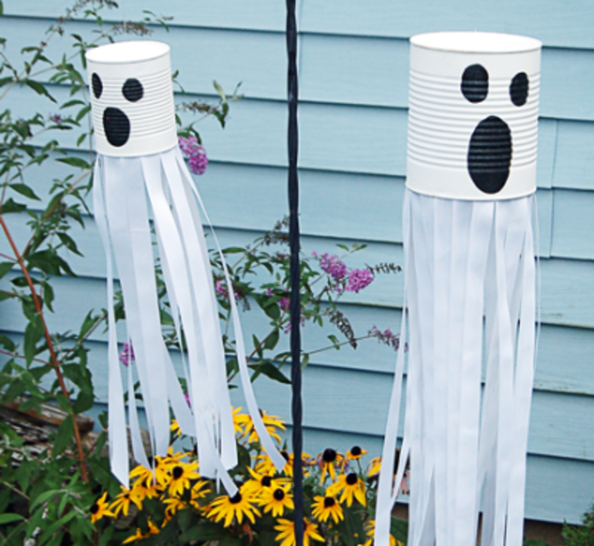 Tin Can Ghost Windsock