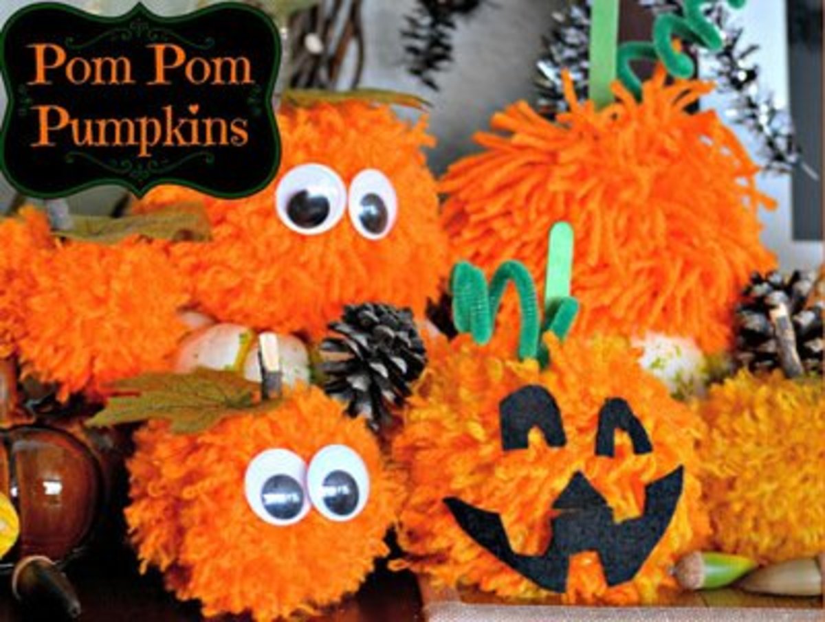 Pom Pom Pumpkins