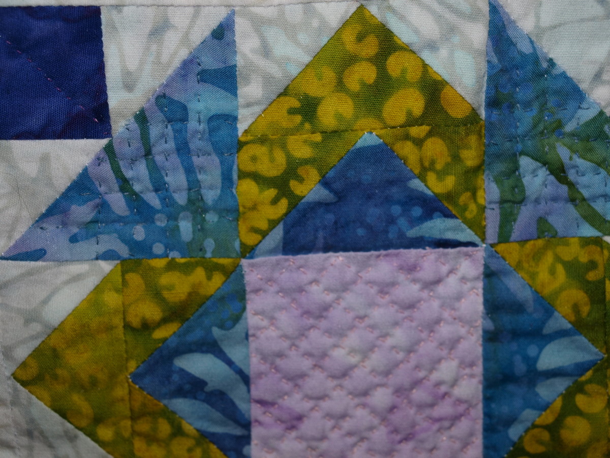Beautiful hand quilting