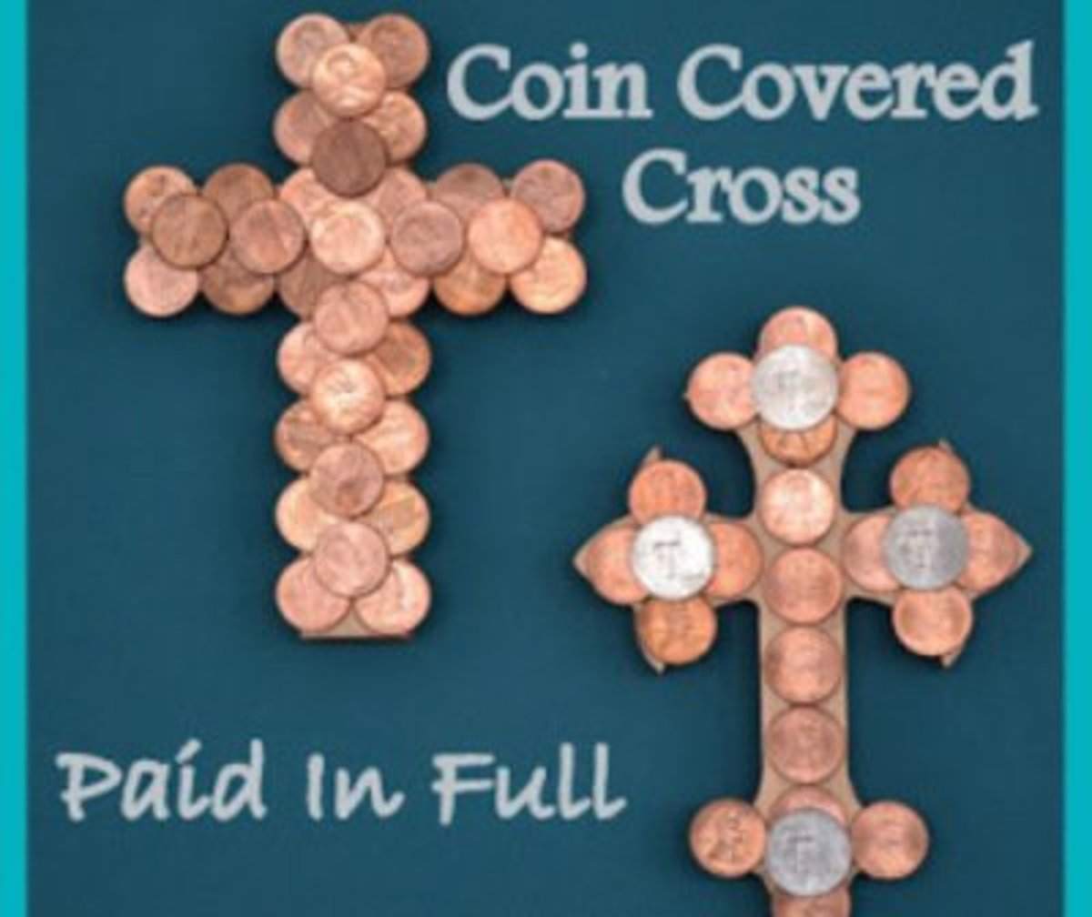 Lenten Coin Cross