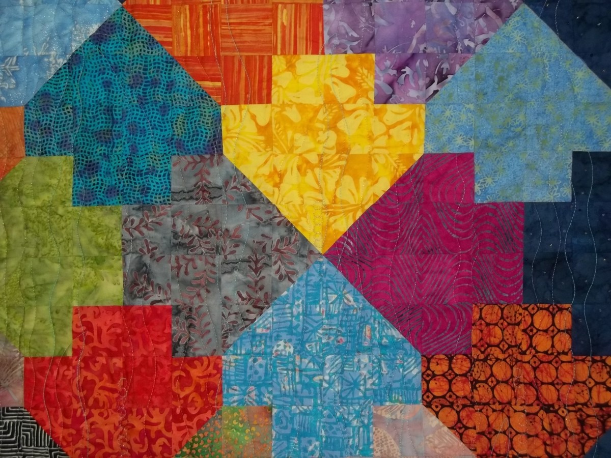 Tessellation Quilt Patterns FeltMagnet