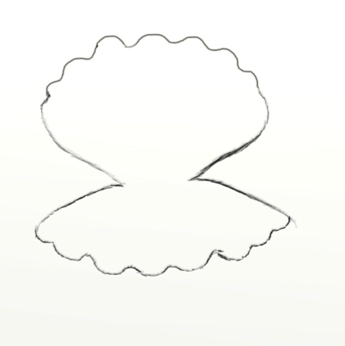 White Conch Symbol - Conch Shell Drawing Easy, HD Png Download ,  Transparent Png Image - PNGitem