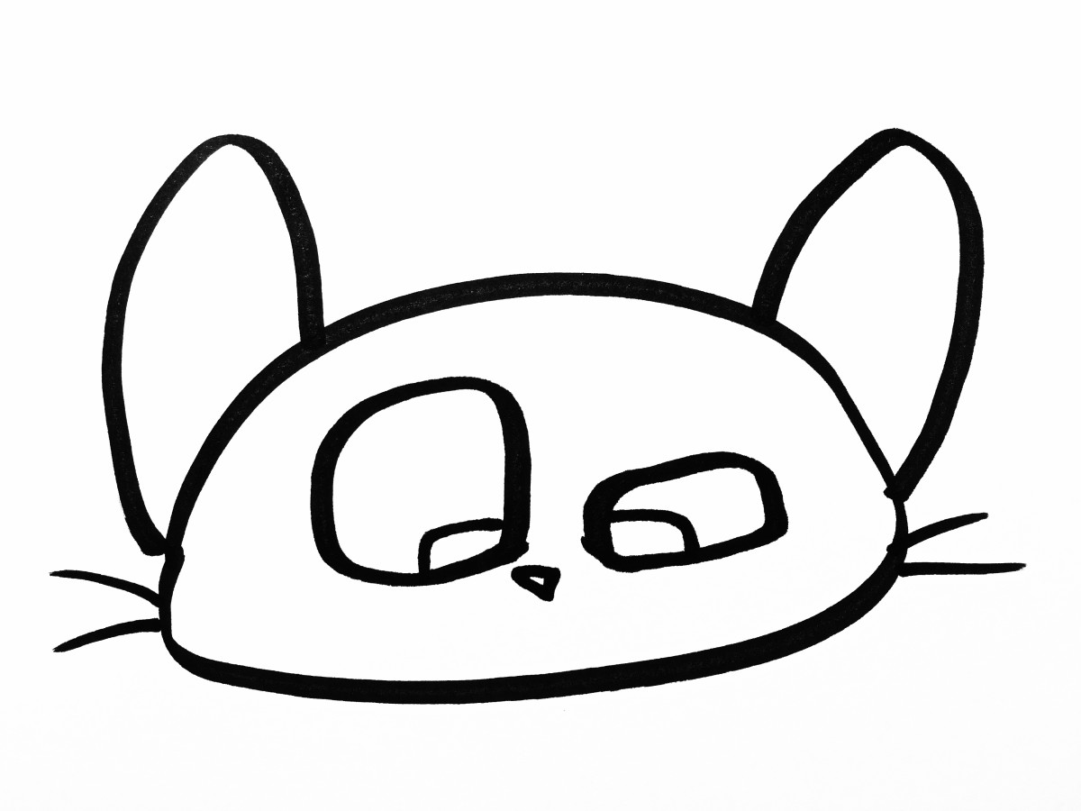 how to draw a cute cartoon cat