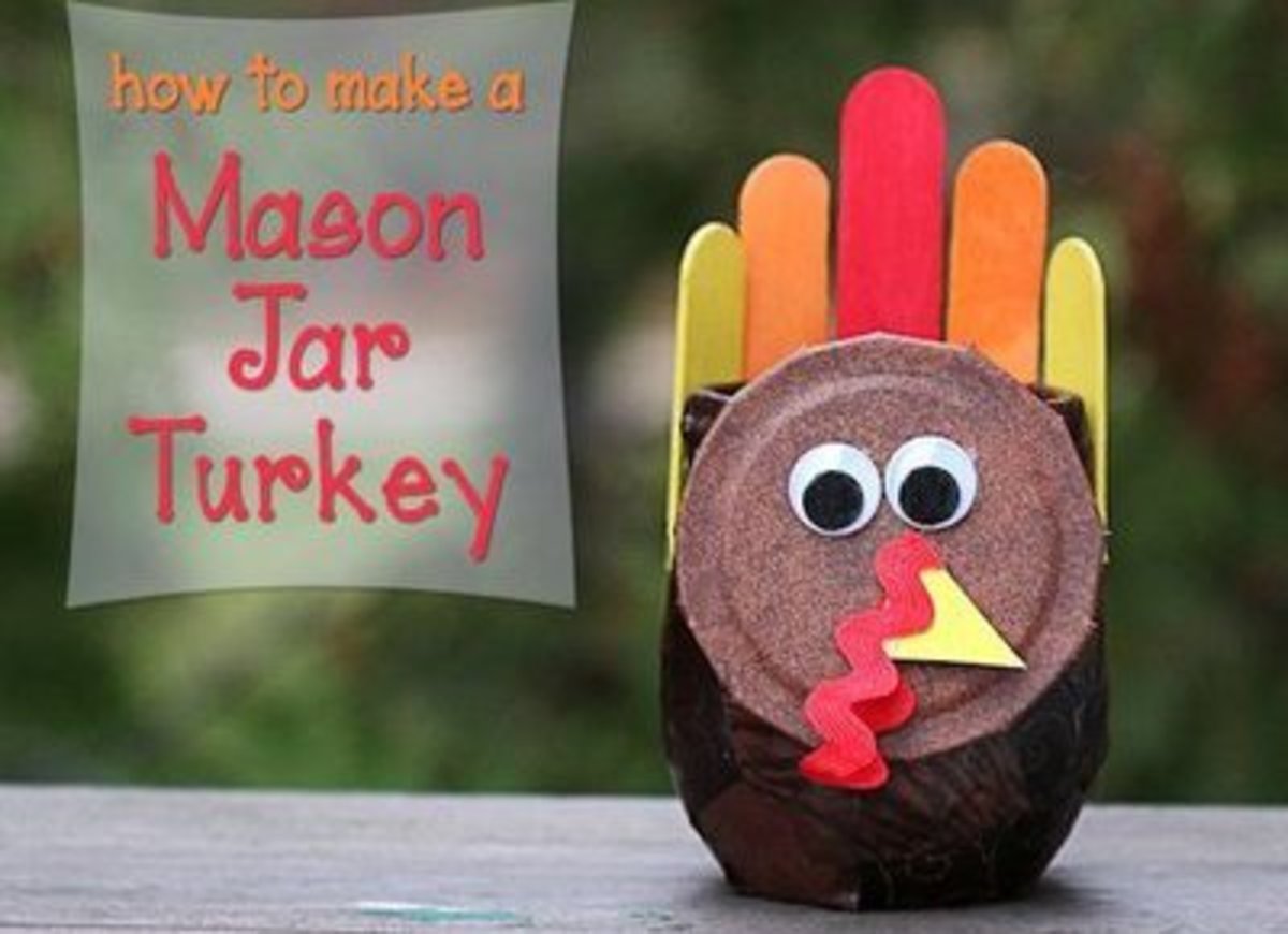 Mason jar turkey