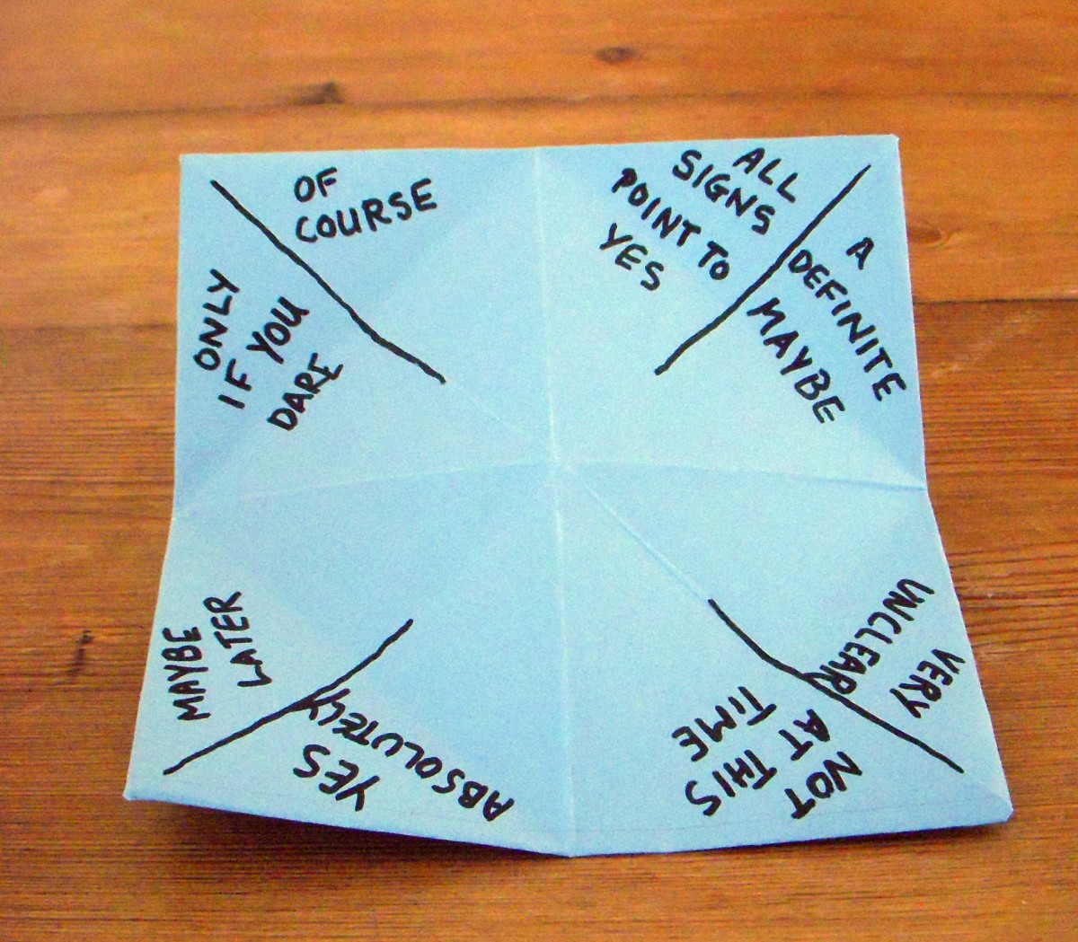 How To Make A Paper Cootie Catcher FeltMagnet