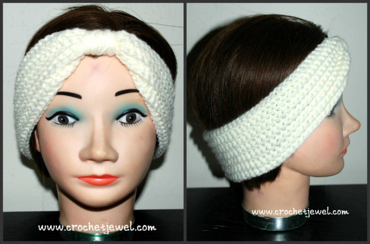 Crochet Turban Headband