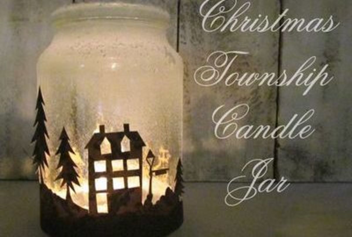 Township candle jar