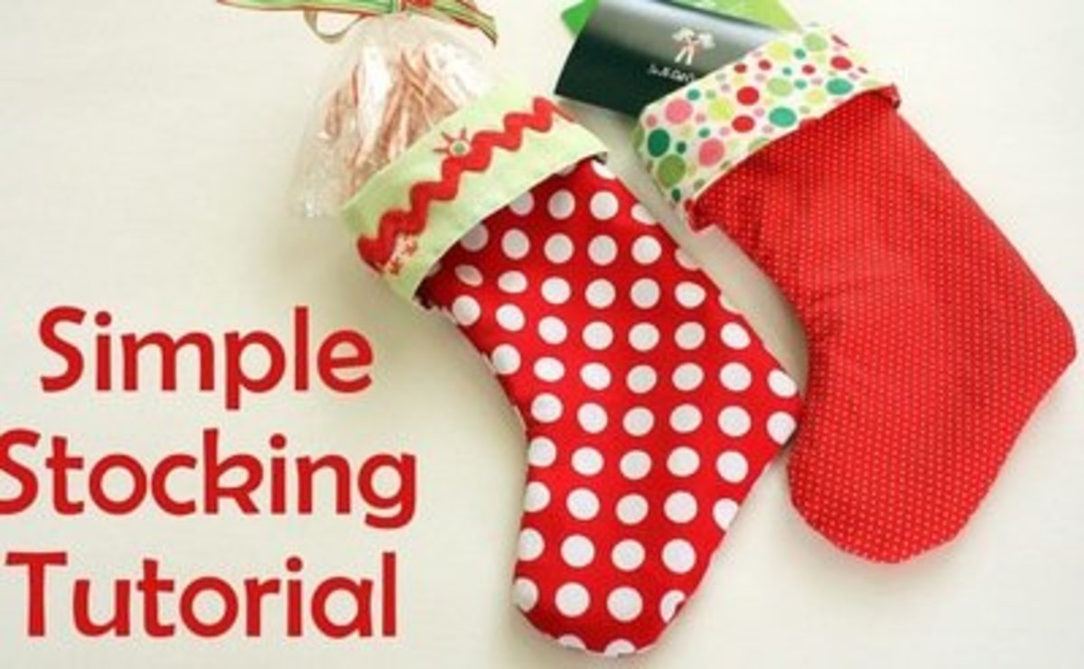 Simple Christmas stocking