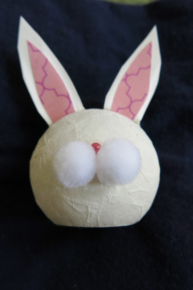 Adding detail to your bunny's head.