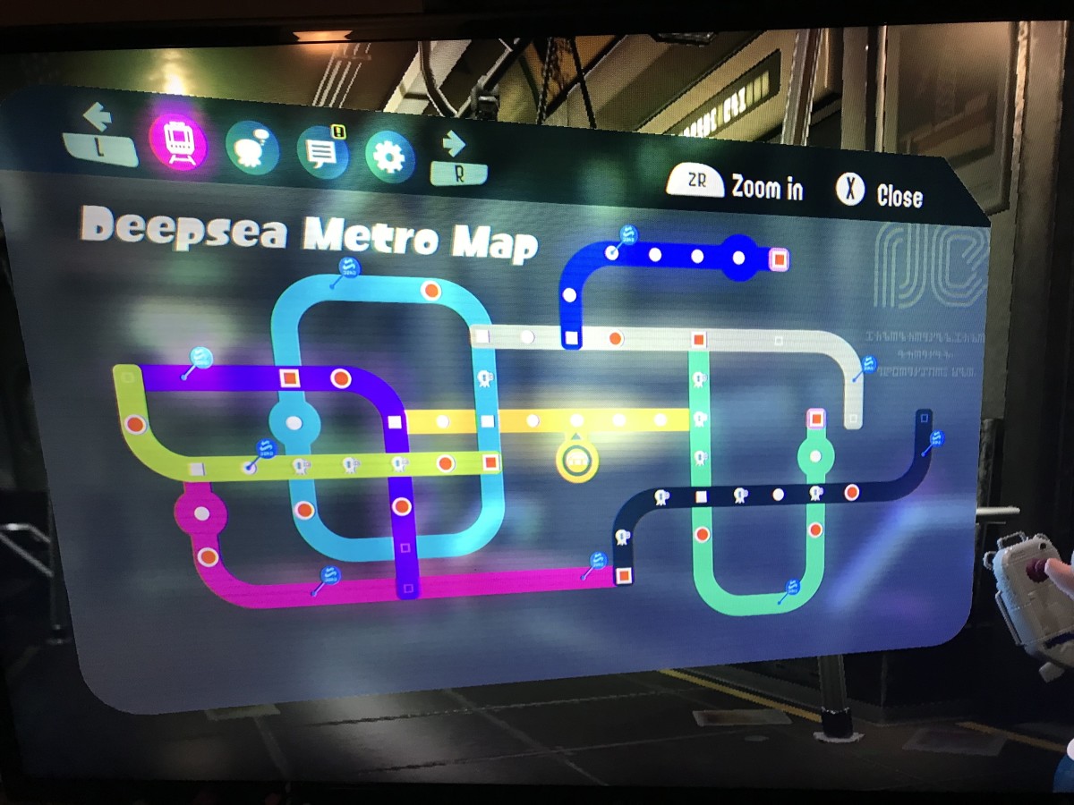 A map of the Deepsea Metro subway system