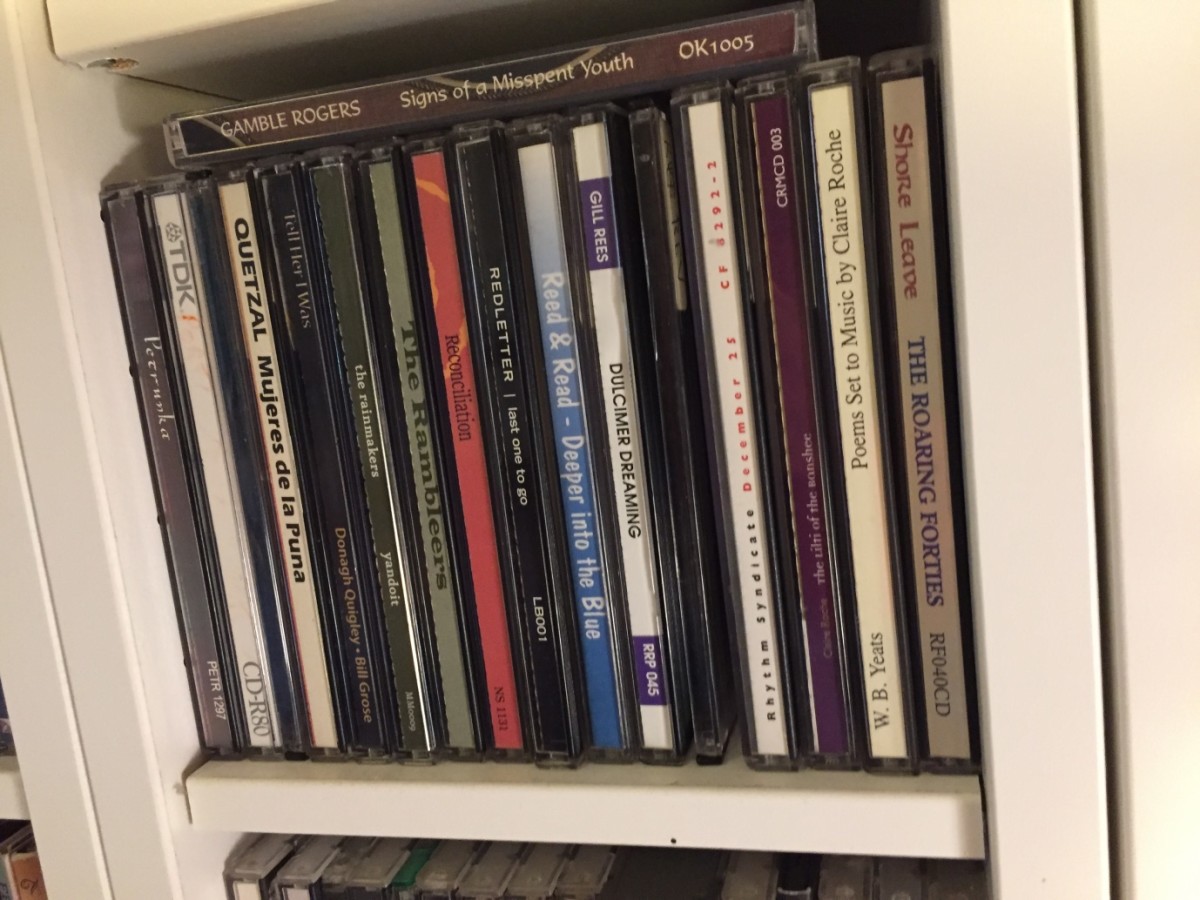 Part of a large CD collection