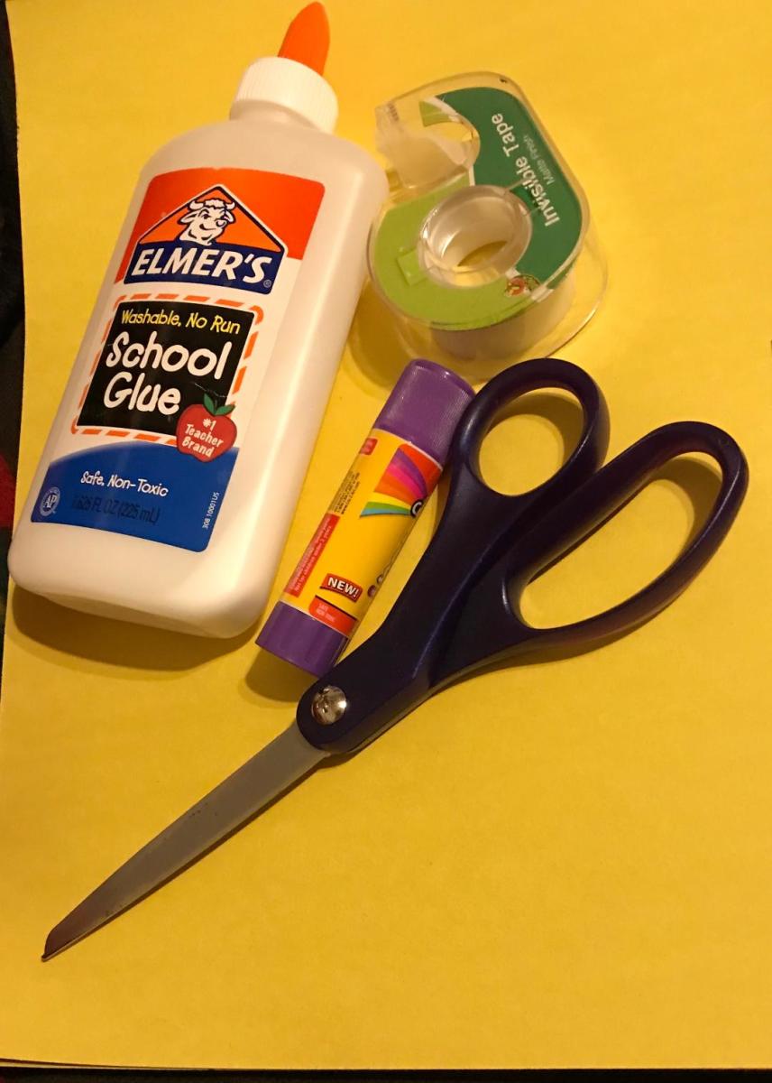 Here are the basic supplies you will need in order to make these crafts.