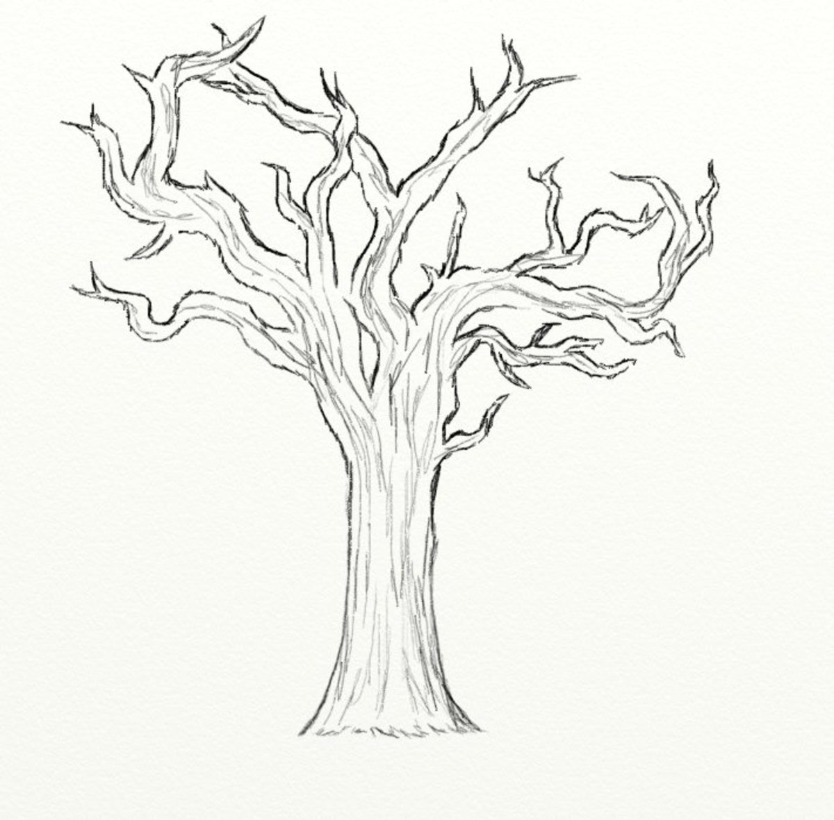 How to Draw a Dead Tree - FeltMagnet