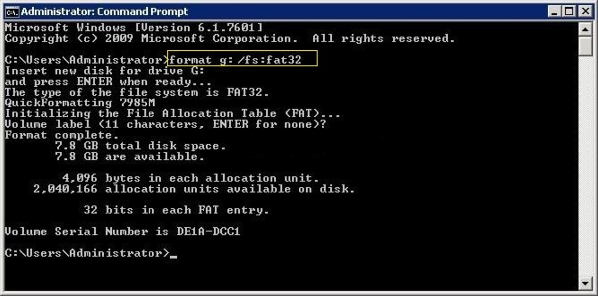 format usb drive with fat32 windows 10