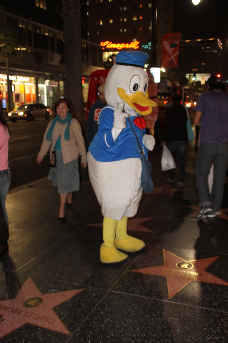 Donald Duck mascot costume