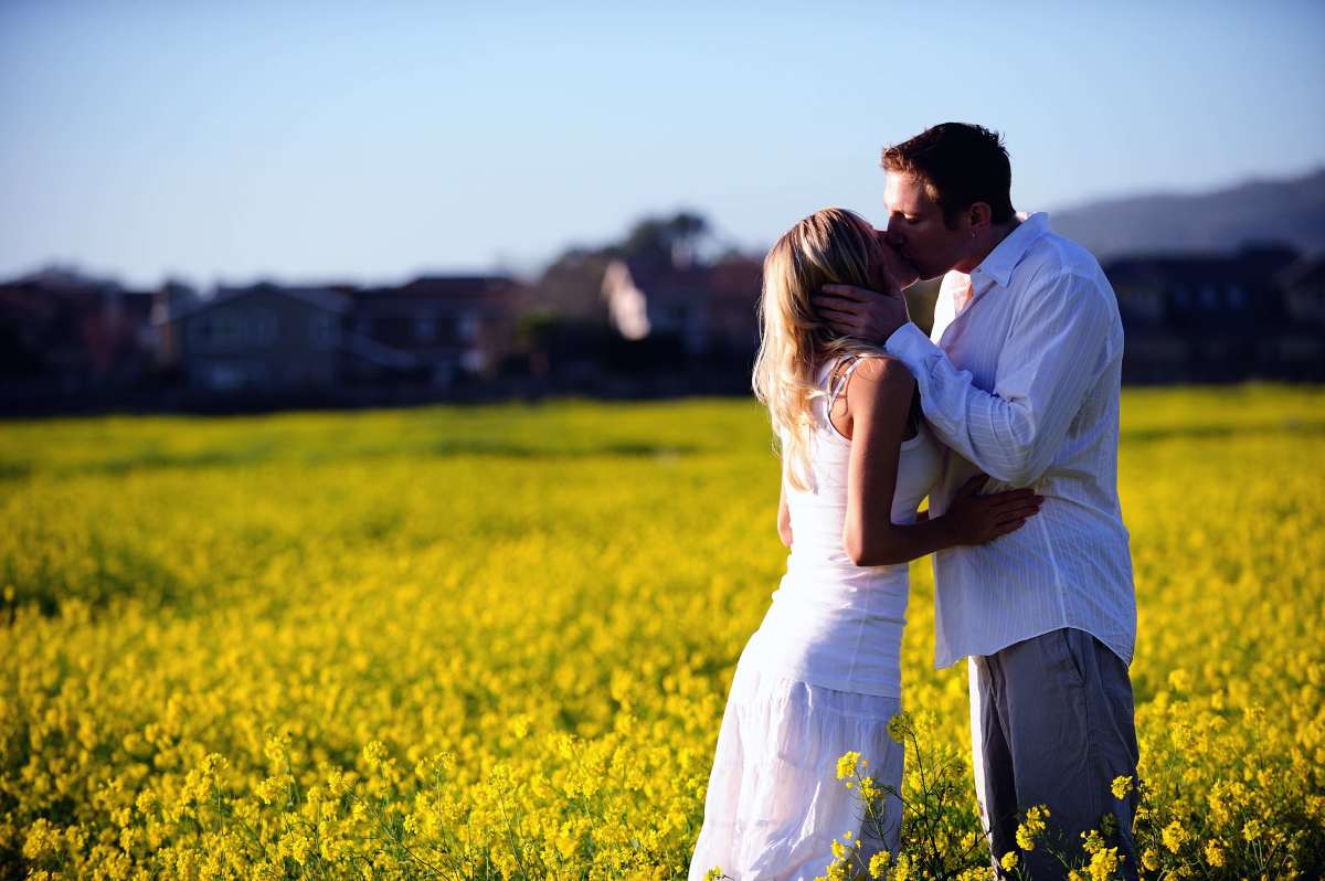 This yellow field was an unplanned stop and turned out to be one of our favorite locations.