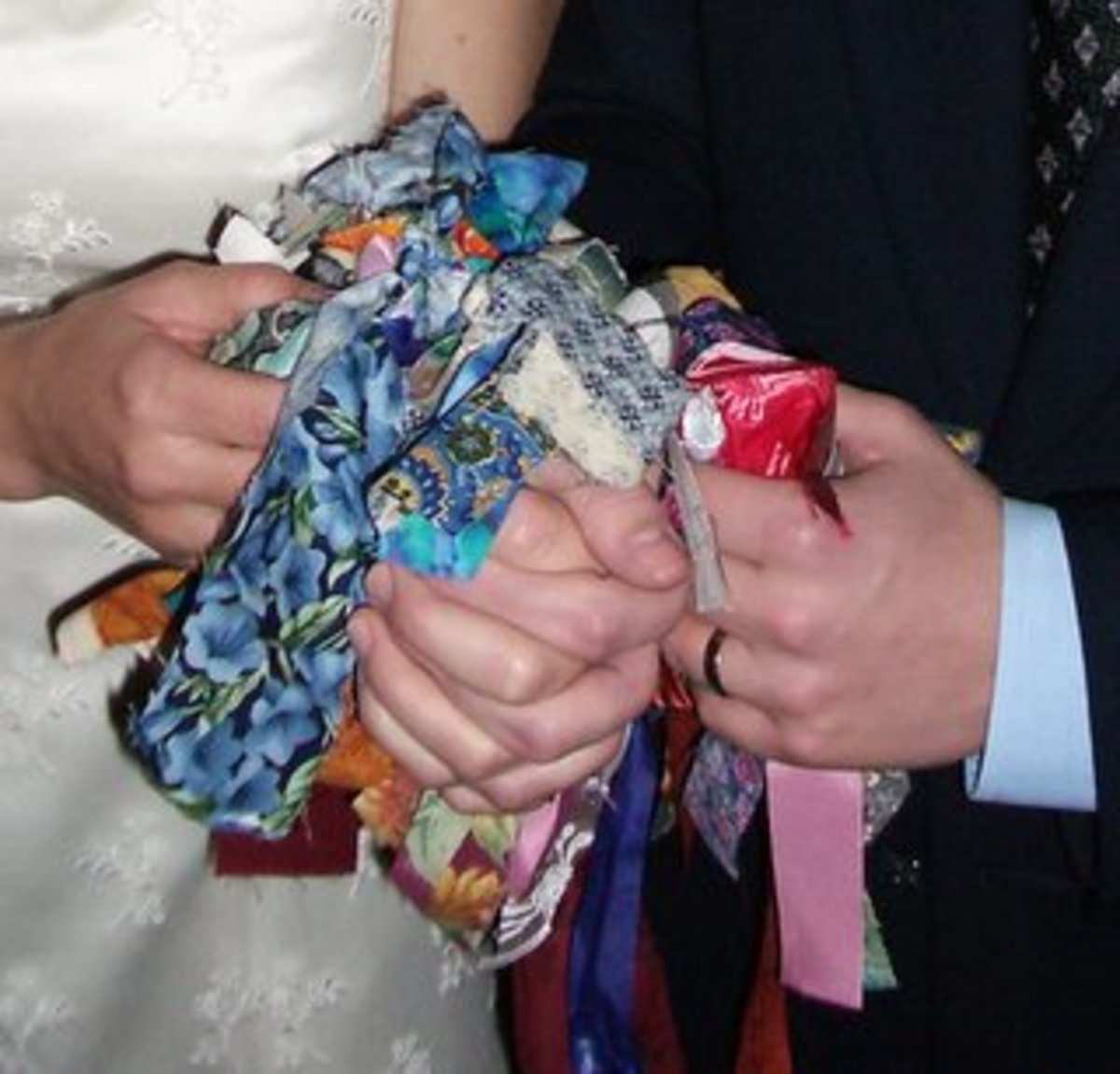 Handfasting is an ancient Celtic tradition. 