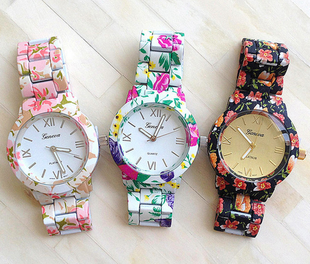 Cute floral-pattern watches are another good gift option for teen girls.