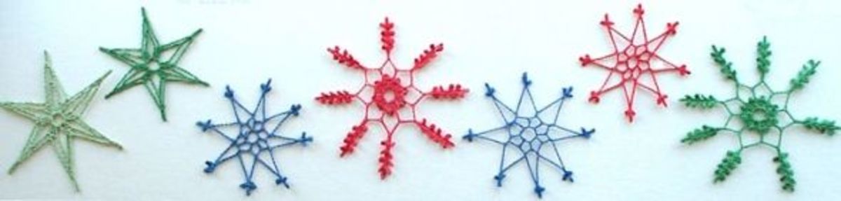 Crochet Snowflakes (Photo by Mona Majorowicz)