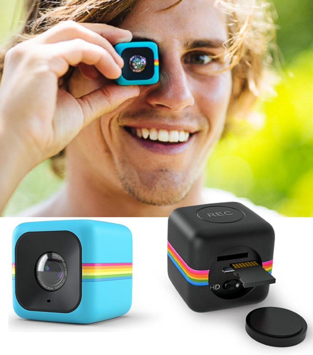 Polaroid Cube Plus is the only action camera with image stabilization. 