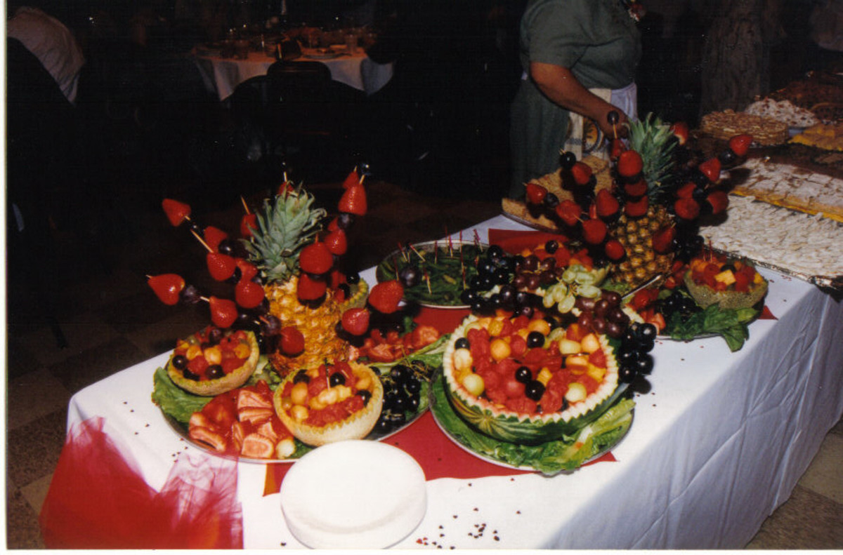 Delicious wedding fruit