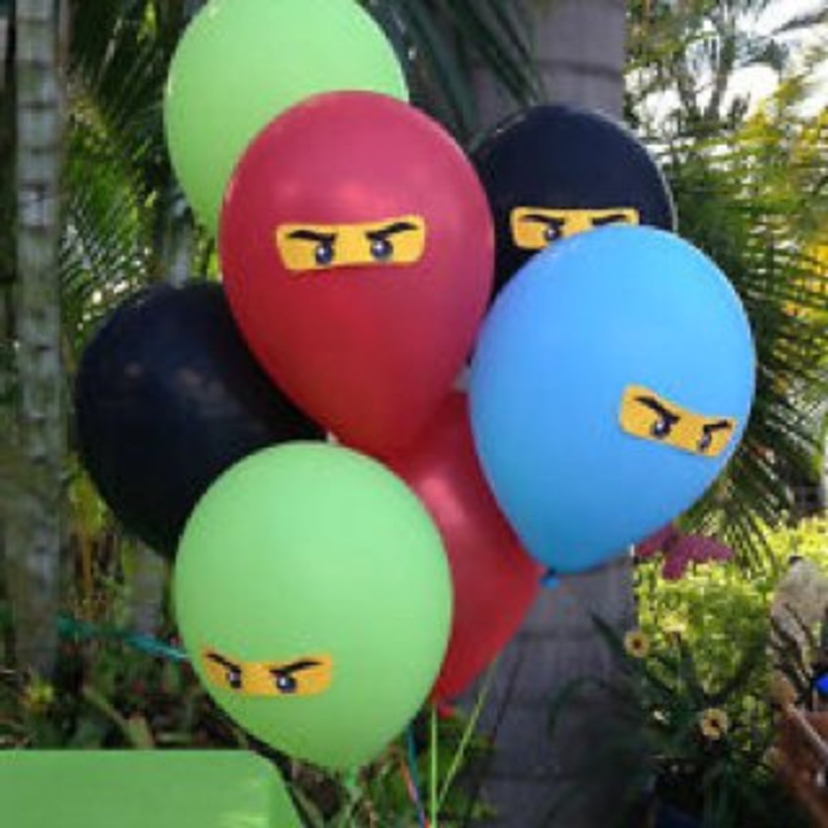 Make your own Ninja Ninjago balloons