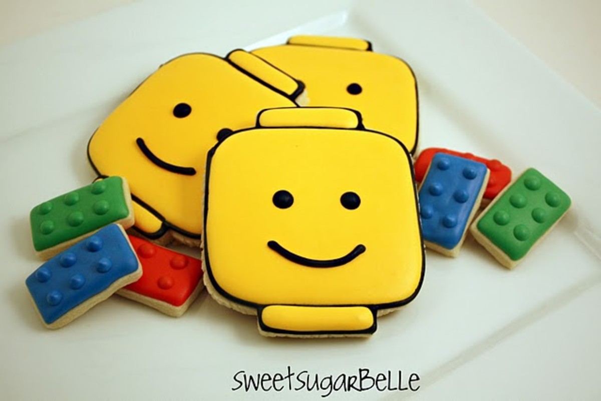 Click here to view Sweet Sugar Belle's recipe for the Lego Cookies