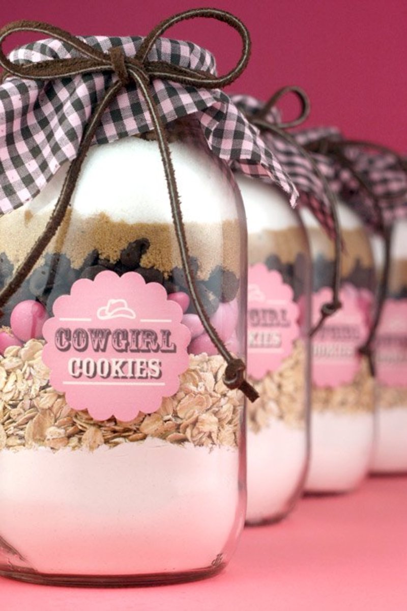 Cowgirl Cookies in a Jar