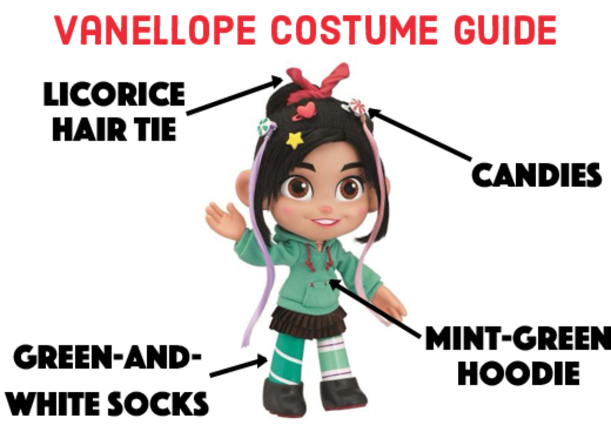 The very sweet and cute Vanellope costume guide