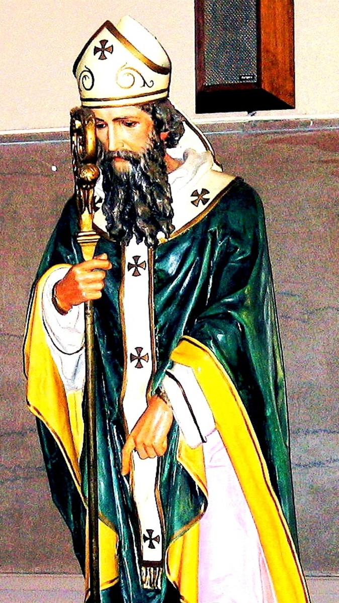 A Statue of St. Patrick