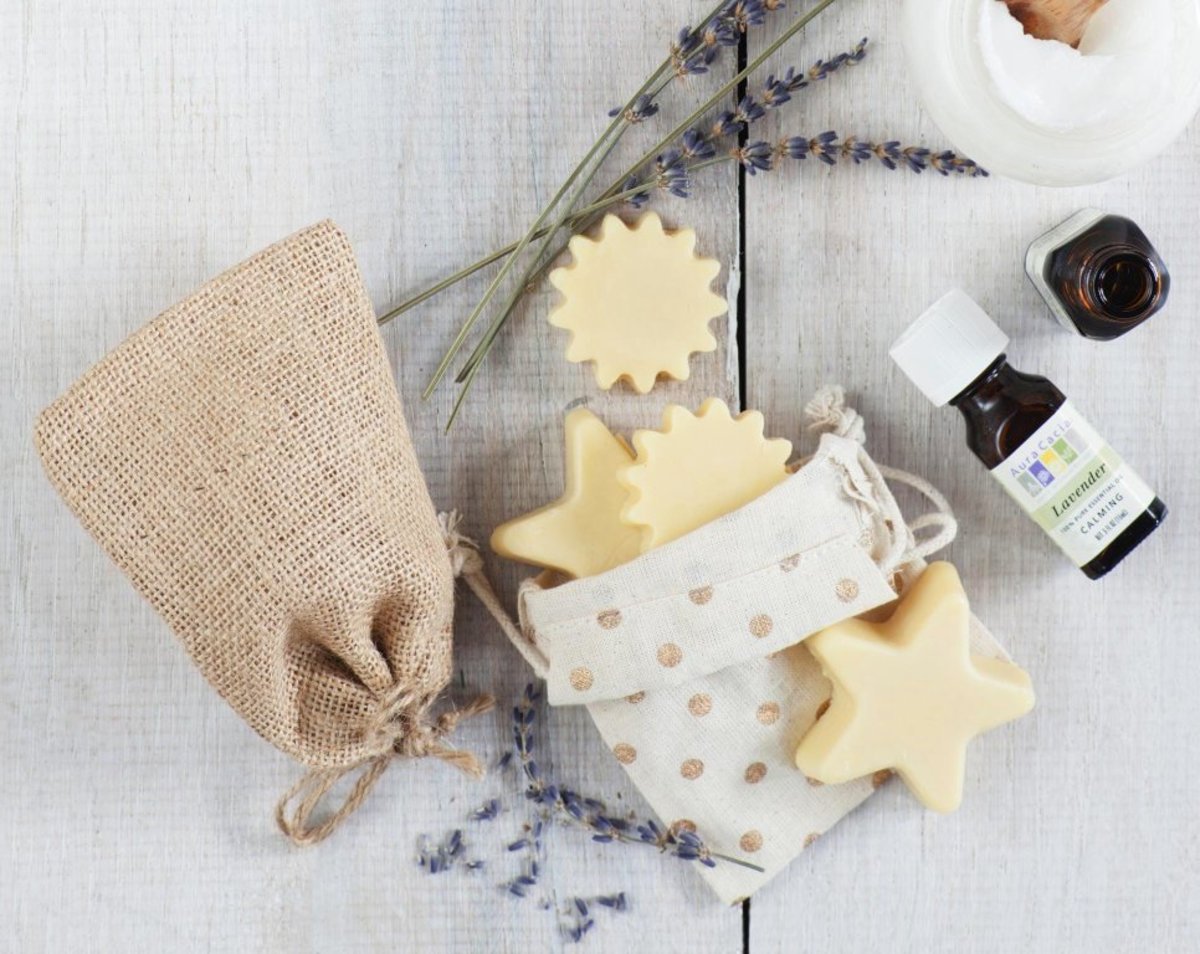 Handmade gifts are always special and these lotion bars are no exception…your mom will love them.