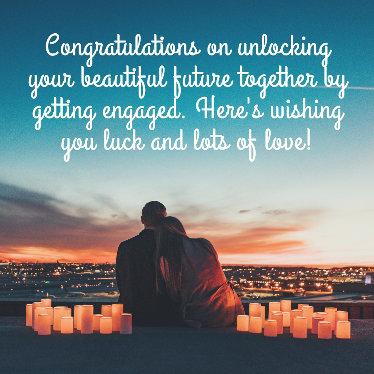 Congratulate the happy couple with a card, letter, email, or text to let them know how excited you are about their engagement.