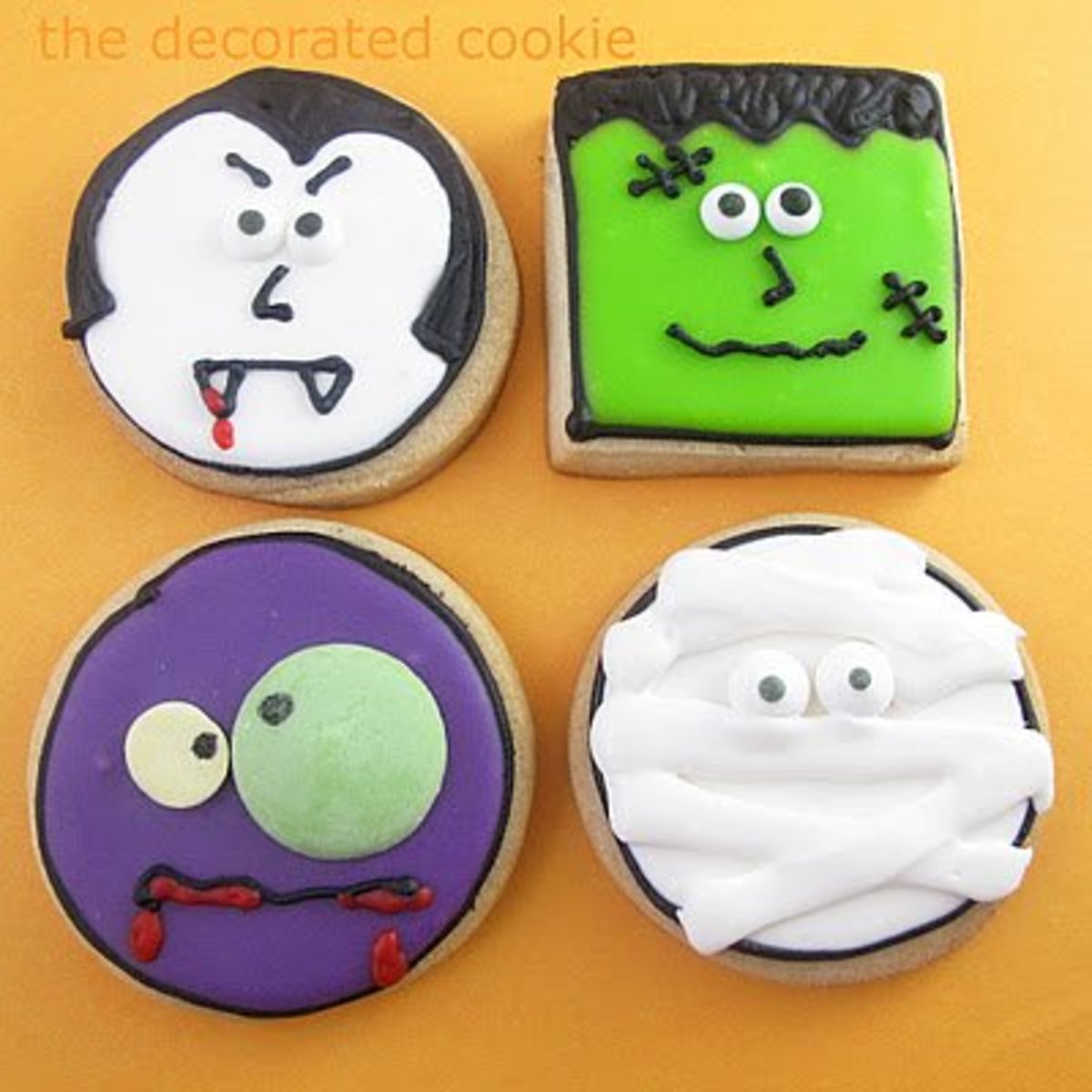 Monster Face Cookies