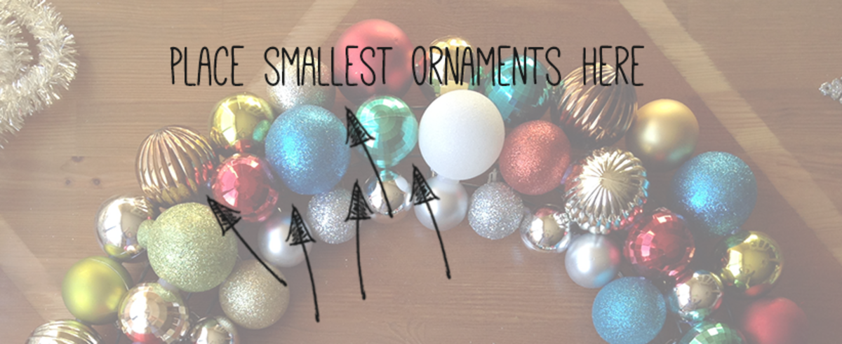 Step four: filler ornaments