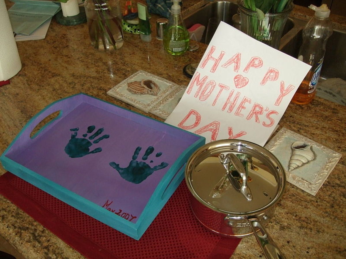 Crafting is a great way to spend Mother's Day. 