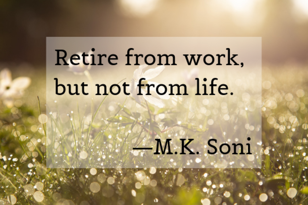 Remind the person who is retiring that while one journey has ended, another one is just beginning. 