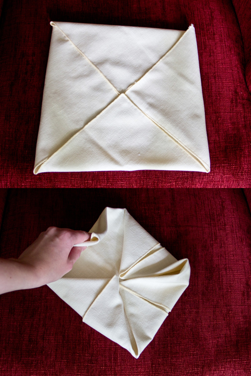 How to Fold Roses Out of Cloth Napkins Holidappy
