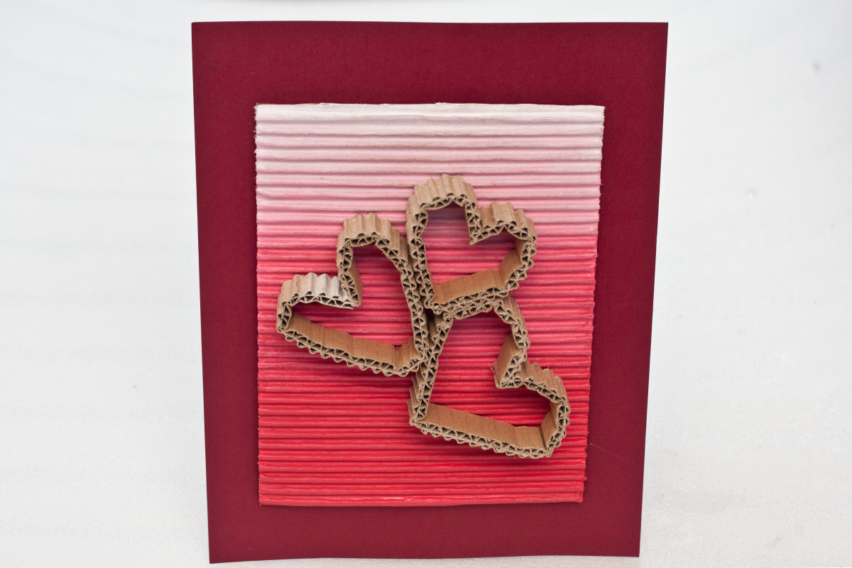 Here is your finished heart craft for Valentine's Day!
