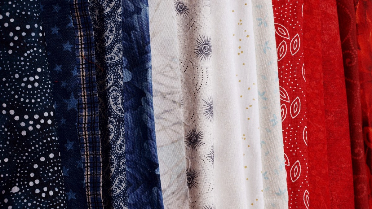 Choosing patriotic fabrics