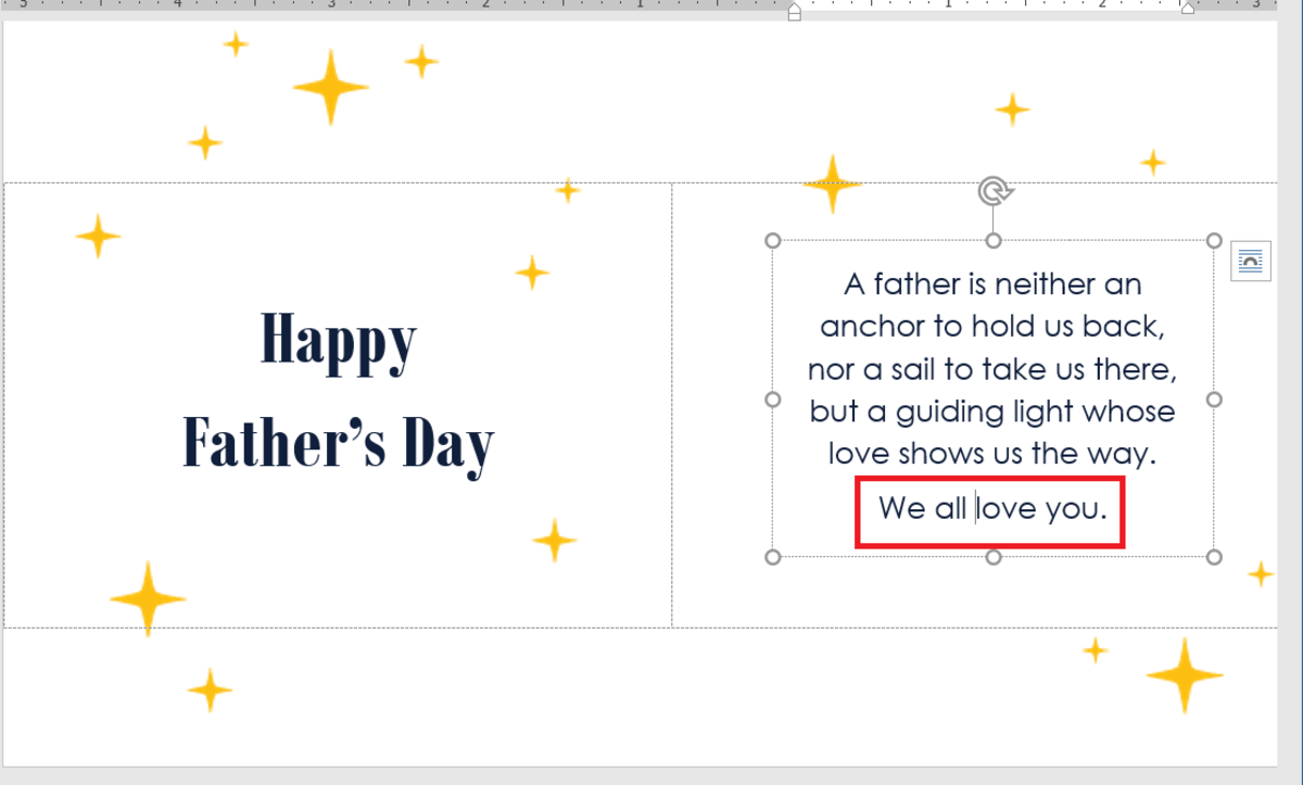 how-to-create-a-fathers-day-card-in-ms-word-2016