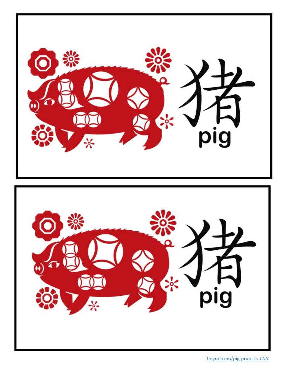 Printable Pig Projects: Kid Crafts for Chinese New Year - Holidappy