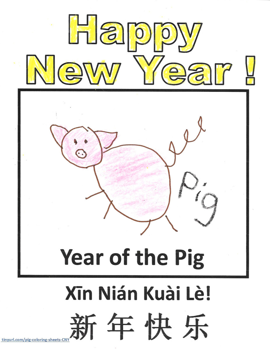 Printable Pig Projects: Kid Crafts for Chinese New Year - Holidappy