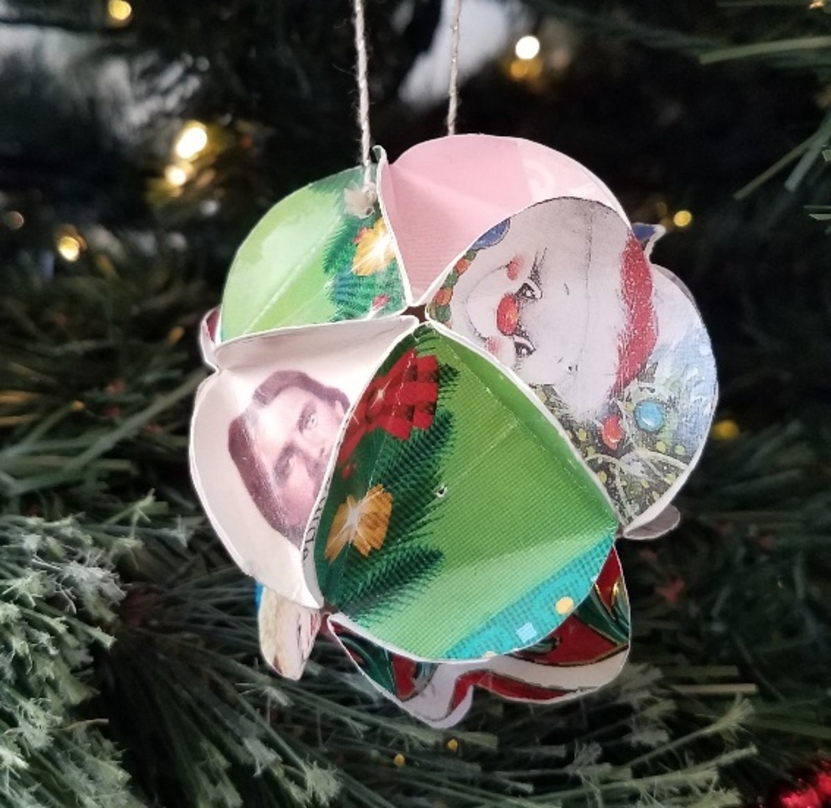 These icosahedron ornaments are not as hard to make as you might think.