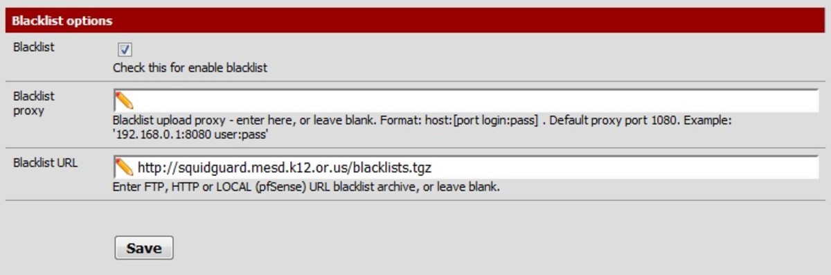 Url Filtering How To Configure Squidguard In Pfsense Turbofuture